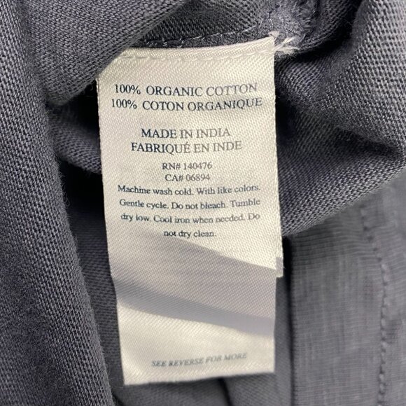 Faherty Sunwashed Pocket Tee T Shirt Men's XL Gray Organic Cotton T Shirt - Picture 9 of 10